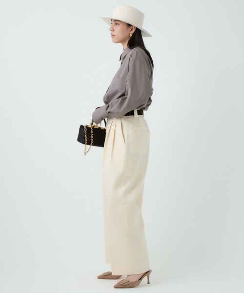 カオス　ウィンターボーイフレンドシャツ Chaos(カオス)｜ウィンターボーイフレンドシャツ/アッシュピンクst の