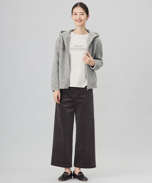 【WEB限定カラーあり】パイルジャージー ジップアップ パーカー J.PRESS｜【WEB限定カラーあり】パイルジャージー ジップアップ