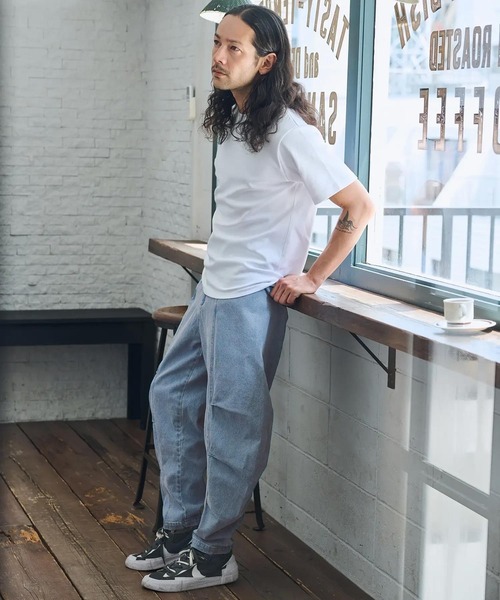 CAMBIO（カンビオ） ジーンズ mp12741- バナナテーパードデニムパンツ