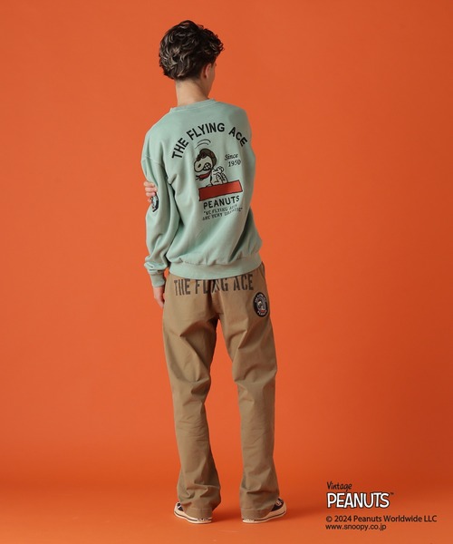 PEANUTS トレーナー スウェット 「AVIREX × PEANUTS」CREWNECK