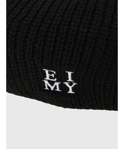 eimy istoire ニットベレー eimy istoire 帽子 ベレー帽 ロゴニットベレー レディース