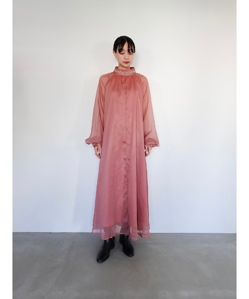 sahara ワンピース Cord Embroidery Long Dress : ZOZOTOWN