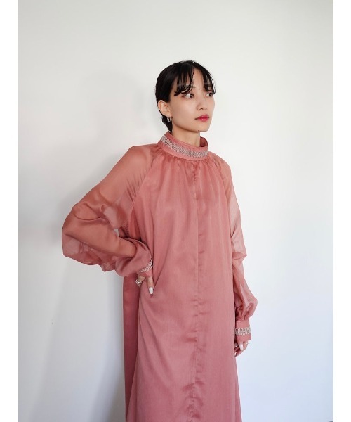 sahara ワンピース Cord Embroidery Long Dress : ZOZOTOWN