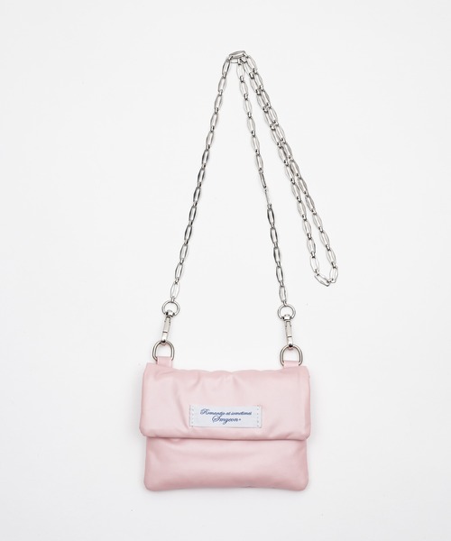 Smyeon Chain compact pouch bag ピンク Smyeon ショルダーバッグ バッグ Chain compact pouch bag