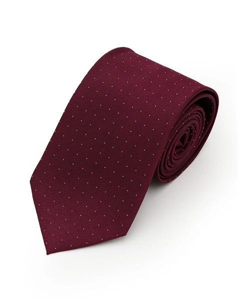 Brioni 紫 ドット柄 ネクタイ オリジナル ネクタイ ドット パープル×シルバー | オーダー