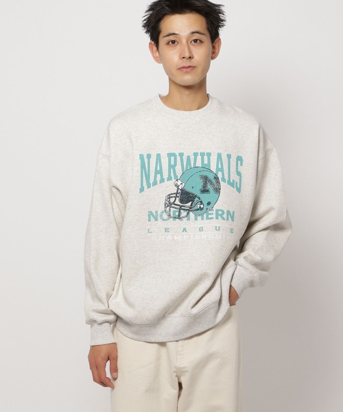 niko and…（ニコアンド） トレーナー スウェット アソートグラフィック