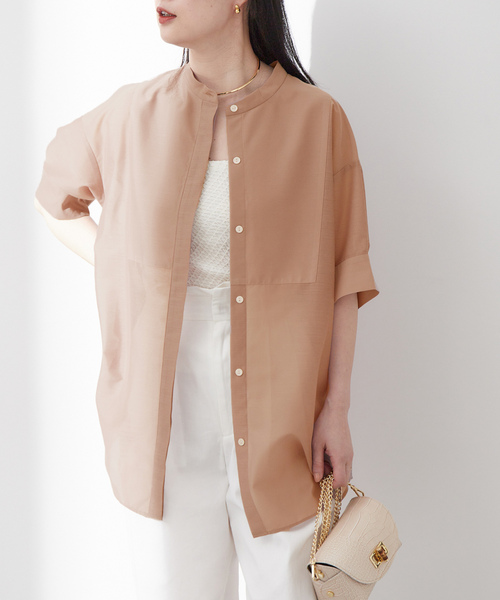 「JOURNAL STANDARD」 半袖ブラウス FREE ピンク レディース journal standard L'essage 「journal L'essage」 半袖ブラウス