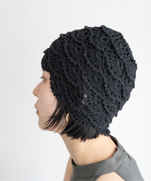 Lilly♡　バーガンディ完売品　Wool Cap /ウールキャップ KAPITAL(キャピタル) 「3G ウール 雪柄 ニットCAP」ボンボン