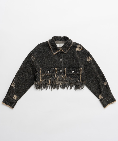 d'zzit Gジャン　DAZZLE FASHION デニム　ボア　ジャケット d'zzit GジャンDAZZLE FASHION デニムボアジャケット