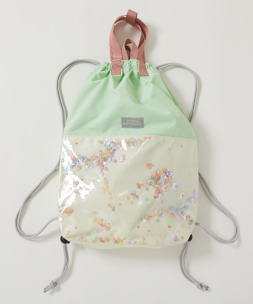 devirock（デビロック） リュック きらきら ランドセルの上から