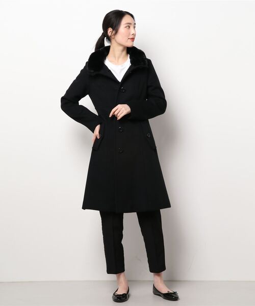 BLUE LABEL CRESTBRIDGE ブラックコート38 BLUE LABEL CRESTBRIDGE（ブルーレーベルクレストブリッジ） コート 38