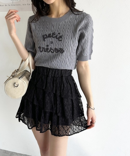 超美品‼︎ Milly♡レーススカート mily bilet スカート 「mily bilet」夏 のマストハブ！ふんわり