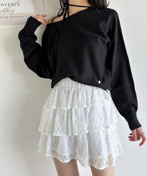 mily bilet スカート 「mily bilet」夏 のマストハブ！ふんわりフリル