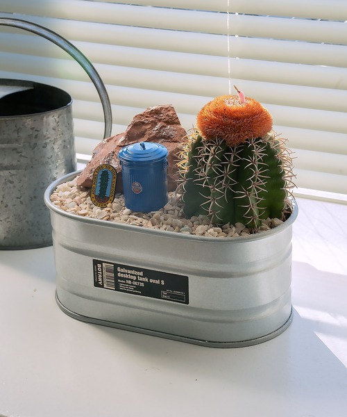 DULTON（ダルトン） 収納 GALVANIZED DESKTOP TANK OVAL S/タンク型