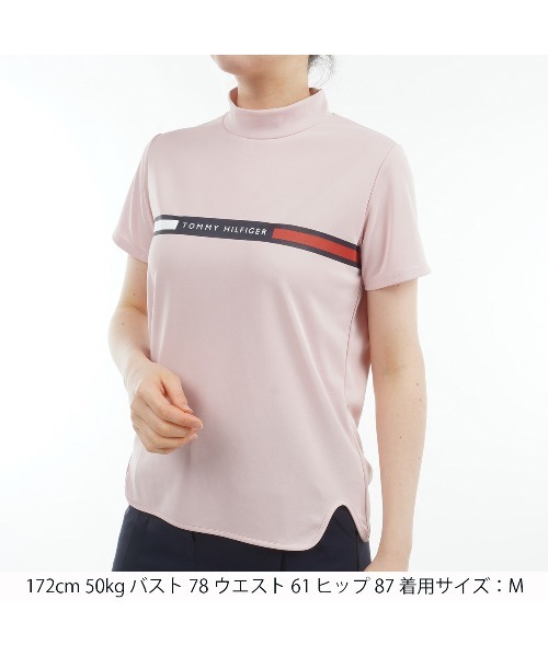 モックネックラウンドカットソー Beno tシャツ マイクロスムース セミハイネック モックネック