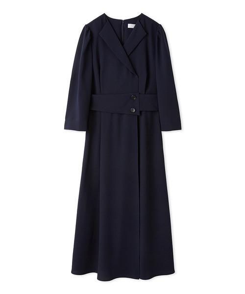 CELFORD トレンチワンピース ネイビー