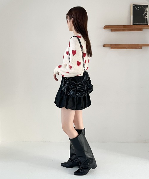 Heather（ヘザー） ニット セーター ハートモチーフニット 320737