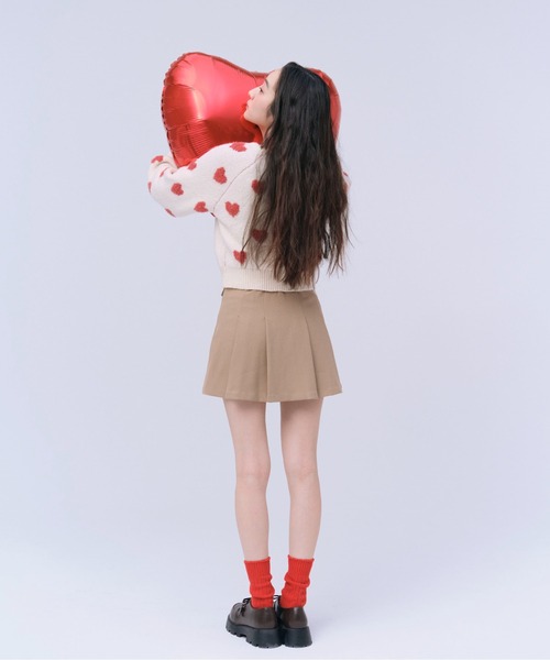 Heather（ヘザー） ニット セーター ハートモチーフニット 320737