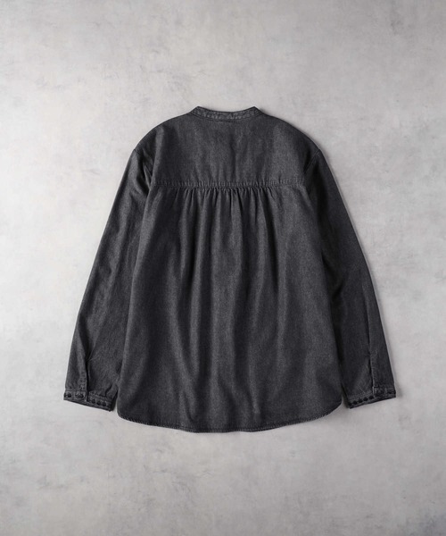 ブラウス シャツ 「SOMETHING」刺繍デニムシャツ レディース SOMETHING ブラウス シャツ 「SOMETHING」刺繍デニムシャツ