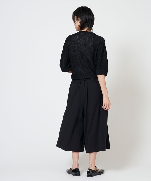 THE SHINZONE（ザ シンゾーン） BRIGHT LACE KNIT POLO ブライト