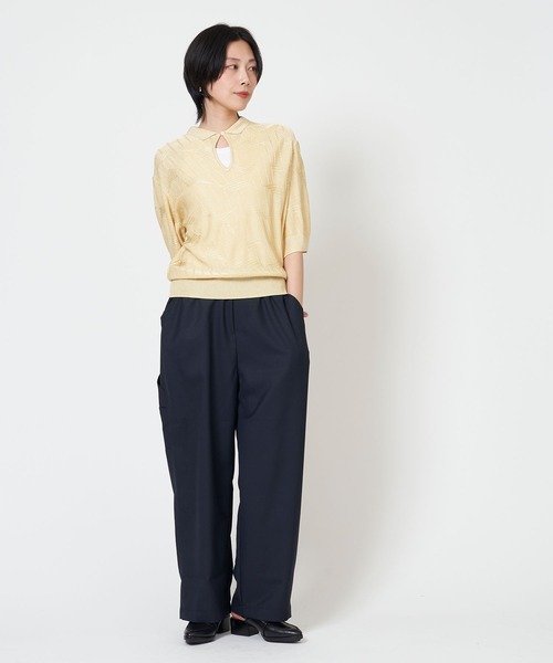 トップス SHINZONE / BRIGHT LACE KNIT POLO BRIGHT LACE KNIT POLO – Shinzone