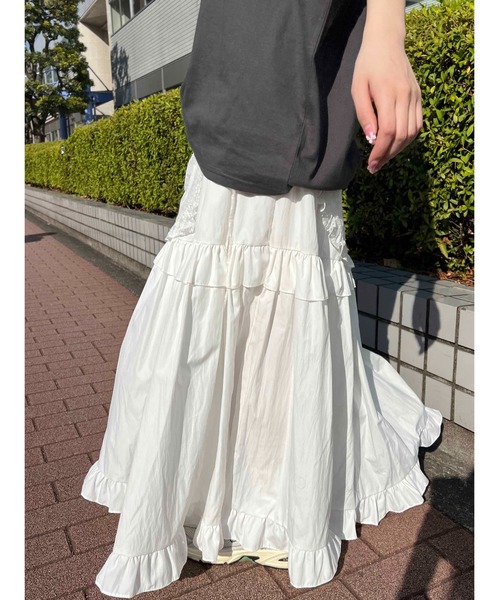 WC スカート ロングフリルスカート : ZOZOTOWN Yahoo!店 - 通販