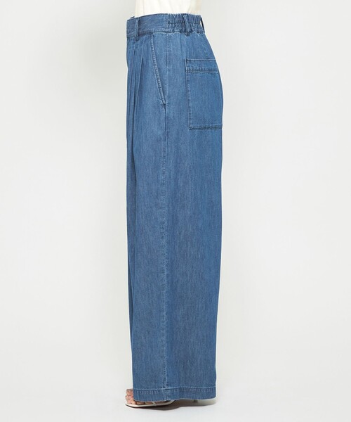UNCRAVE デニムパンツ ライトブルー(サックス) UNCRAVE デニムパンツ ライトブルー(サックス)（UNISEX】ワイド