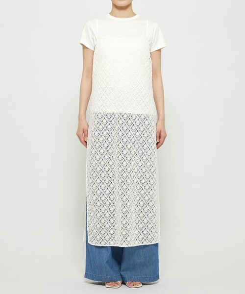 新品【uncrave WHITE】スーチング ワイドパンツ uncrave WHITE】スーチング ワイドパンツ / uncrave