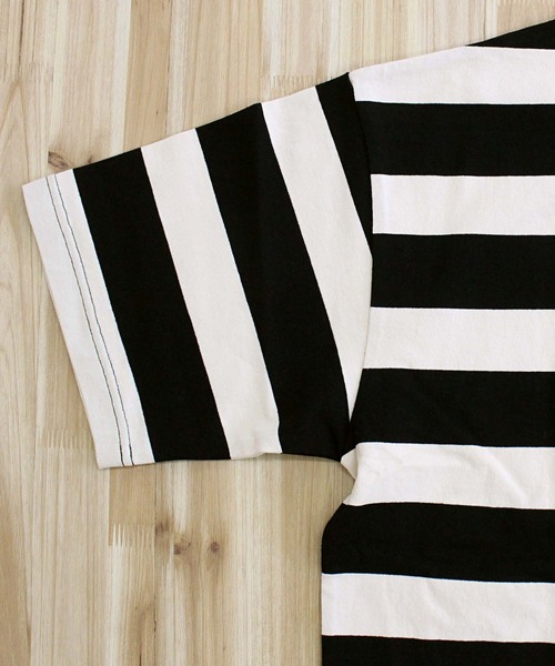 sudo 新品未使用 wide sw「border」 Schott N.Y.C（ショット） tシャツ WIDE BORDER POCKET T-SHIRT/ワイド