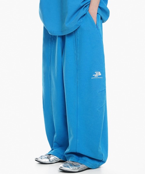 MASONPRINCE ワイドパンツ スウェットパンツ ジャージ ルーズフィット