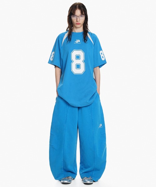 MASONPRINCE ワイドパンツ スウェットパンツ ジャージ ルーズフィット