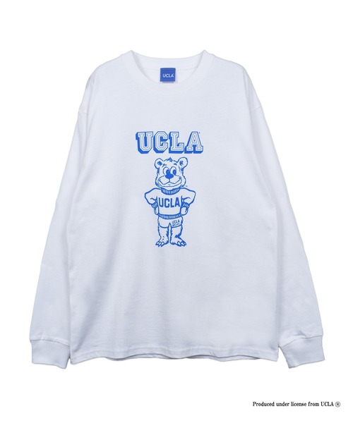 tシャツ 「UCLA」 別注ロングスリーブプリントTEE ロンT レディース メンズ UCLA tシャツ 「UCLA」 別注ロングスリーブプリントTEE ロンT