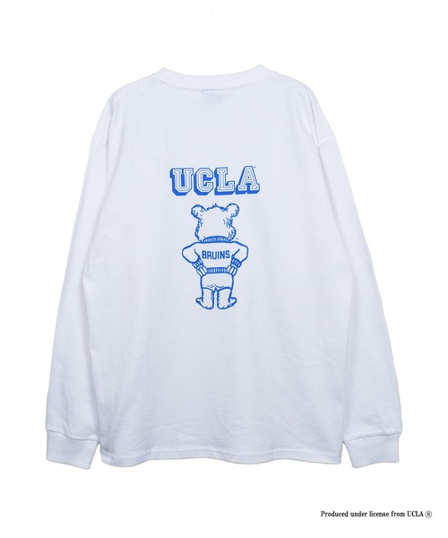 tシャツ 「UCLA」 別注ロングスリーブプリントTEE ロンT レディース メンズ UCLA tシャツ 「UCLA」 別注ロングスリーブプリントTEE ロンT