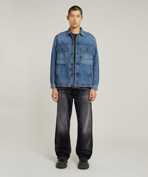 G-STAR RAW デニムジャケット gジャン MOSA OVERSHIRT/デニムシャツ