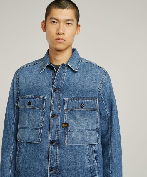 G-Star RAW デニムジャケット M G-STAR RAW デニムジャケット gジャン MOSA OVERSHIRT/デニムシャツ