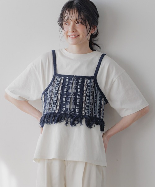 niko and…（ニコアンド） tシャツ COLORマイスターTシャツ レディース