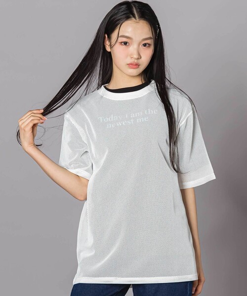 ZIDDY（ジディー） セットアップ オーバーメッシュTシャツ＆半袖T