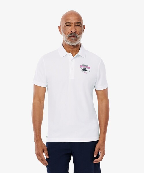 LACOSTE ポロシャツ UVカット UPF 50+ 2025マイアミオープン