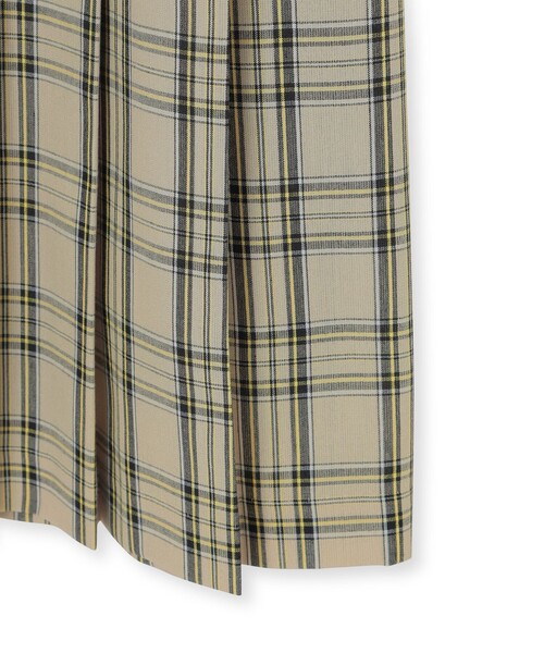 MACKINTOSH PHILOSOPHY ミモレ丈　プリーツスカート MACKINTOSH PHILOSOPHY スカート GREY LABEL プリーツチェック