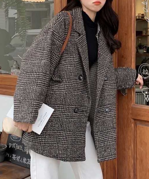 DIAVEL 「DIAVEL」 ピーコート M ベージュ レディース : ZOZOTOWN