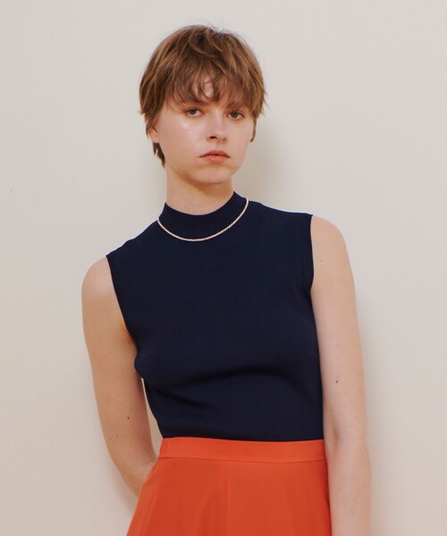 allureville ニット セーター バック釦プルオーバー レディース