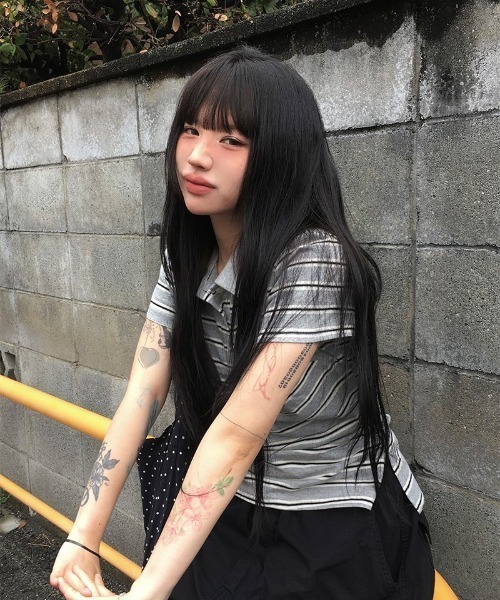 ポロシャツ ポロ ボーダー柄シャーリング襟付き半袖Tシャツ レディース anyonemore ポロシャツ ポロ ボーダー柄シャーリング襟付き半袖T
