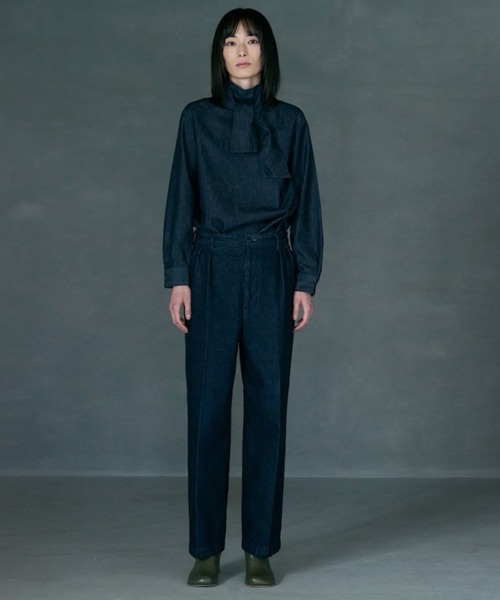 ジーンズ デニム デニムパンツ BONNY WOVEN/ボニーウーブン TUCK PANTS