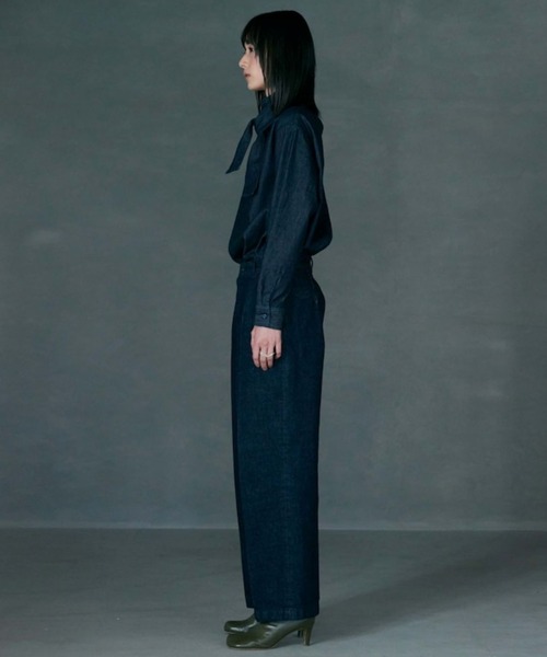 ジーンズ デニム デニムパンツ BONNY WOVEN/ボニーウーブン TUCK PANTS
