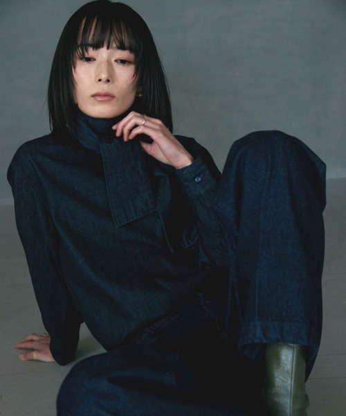 ジーンズ デニム デニムパンツ BONNY WOVEN/ボニーウーブン TUCK PANTS