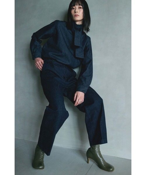 ジーンズ デニム デニムパンツ BONNY WOVEN/ボニーウーブン TUCK PANTS