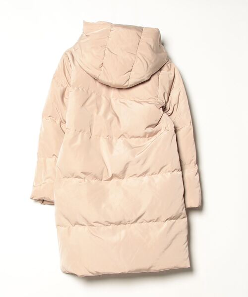 アーバンリサーチドアーズ　レディース　ベージュ フード付き ダウンジャケット URBAN RESEARCH（アーバンリサーチ） ダウンコート FREE ベージュ