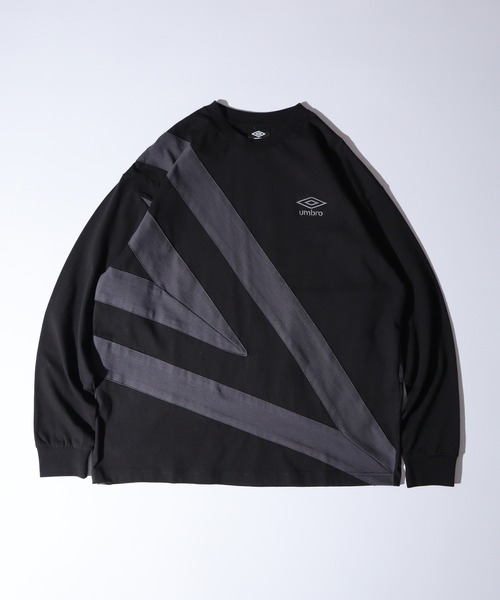 umbro 国内発送 レイジーロングスリーブTシャツ umbro tシャツ UMBRO アンブロ 切り替え ロングスリーブTEE
