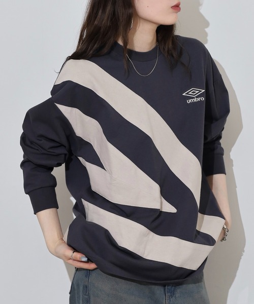 umbro tシャツ UMBRO アンブロ 切り替え ロングスリーブTEE
