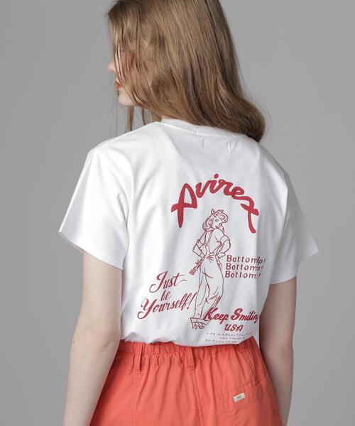 AVIREX（アヴィレックス） tシャツ PINUP GIRL T-SHIRT/ピンナップ